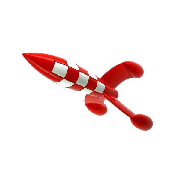 Fusée Artisanale 54cm – Style Tintin (Objectif Lune) – Occasion