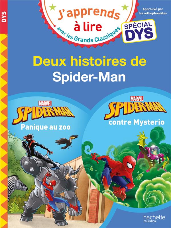 DISNEY - SPECIAL DYS (DYSLEXIE) 2 HISTOIRES DE SPIDER-MAN NIVEAU DEBUTANT