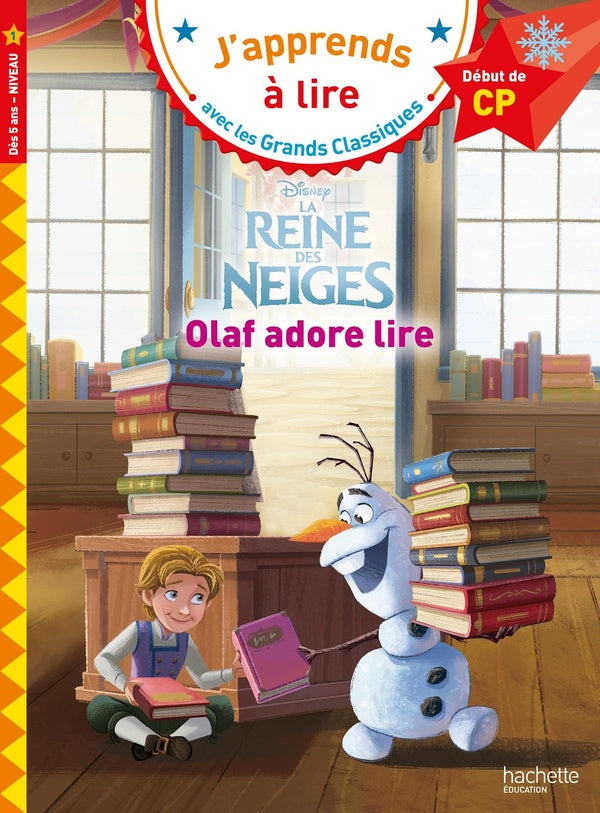 DISNEY - LA REINE DES NEIGES II - OLAF ADORE LIRE, CP NIVEAU 1