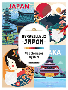 MERVEILLEUX JAPON - 40 COLORIAGES MYSTERE