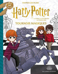 HARRY POTTER - LE LIVRE DE COLORIAGE DE POUDLARD - TOURNOIS MAGIQUES