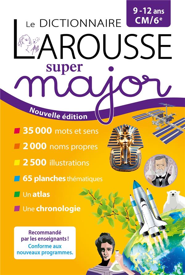 LE DICTIONNAIRE LAROUSSE SUPER MAJOR - 9/12 ANS - CM/6E