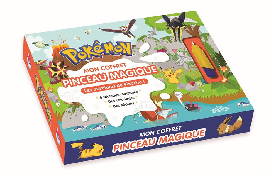 POKEMON - MON COFFRET PINCEAU MAGIQUE - LES AVENTURES DE PIKACHU !