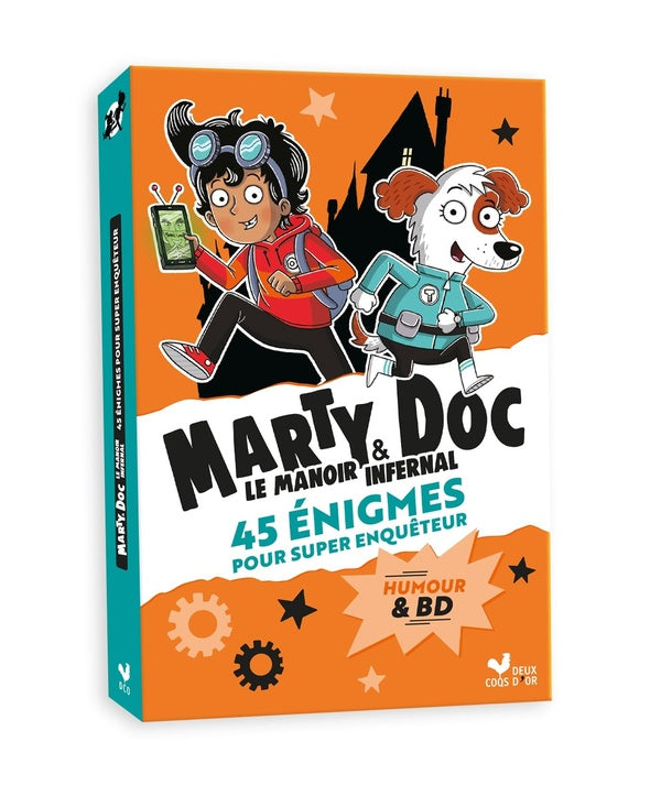 MARTY & DOC LE MANOIR INFERNAL - 45 ENIGMES POUR SUPER ENQUETEUR