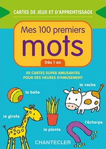 CARTES DE JEUX ET D'APPRENTISSAGE - MES 100 PREMIERS MOTS (DES 1 AN)