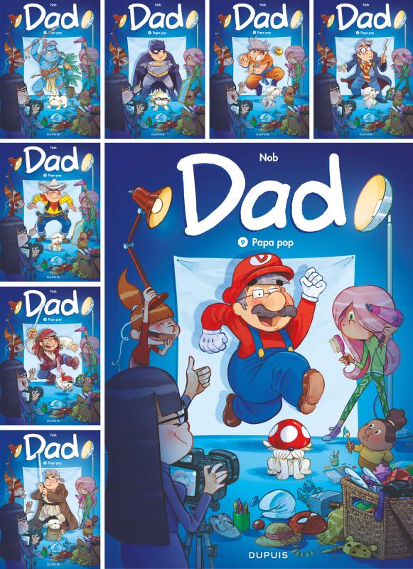 DAD - TOME 9 - PAPA POP / 8 VARIANTES DE COUVERTURE