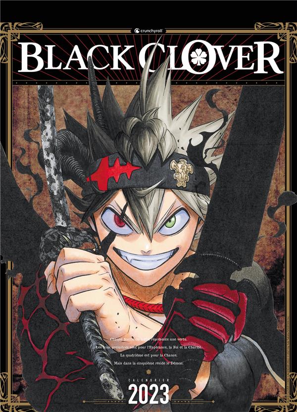 CALENDRIER 2023 BLACK CLOVER