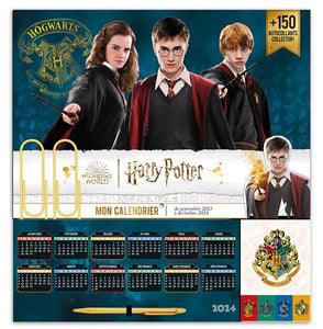 MON CALENDRIER ORGANISEUR HARRY POTTER 2023-2024